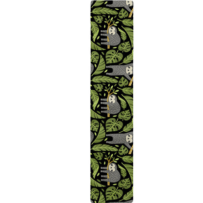 Tropical Sloth Pattern Print Table Runner