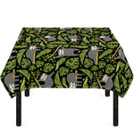 Tropical Sloth Pattern Print Tablecloth