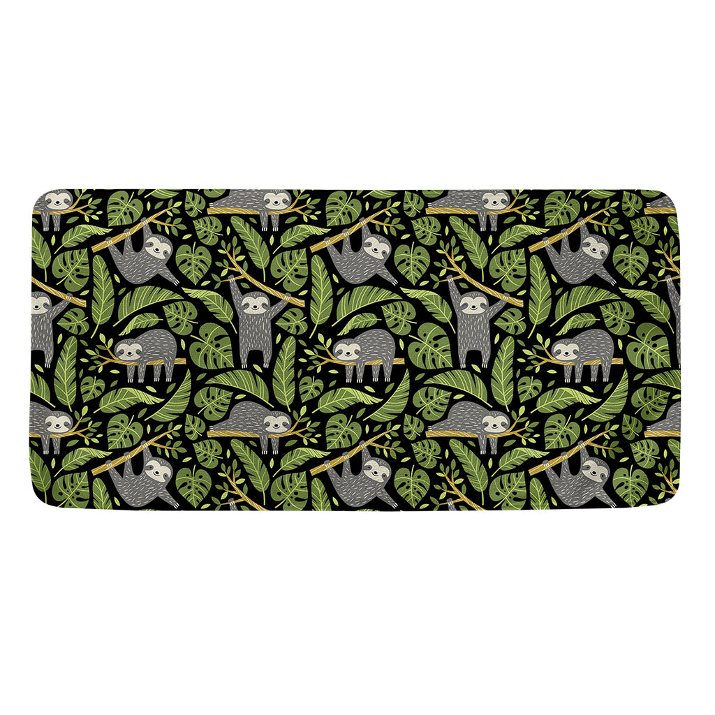 Tropical Sloth Pattern Print Towel