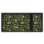 Tropical Sloth Pattern Print Trifold Wallet