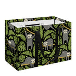 Tropical Sloth Pattern Print Utility Tote Bag