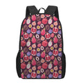Tropical Summer Fruits Pattern Print 17 Inch Backpack