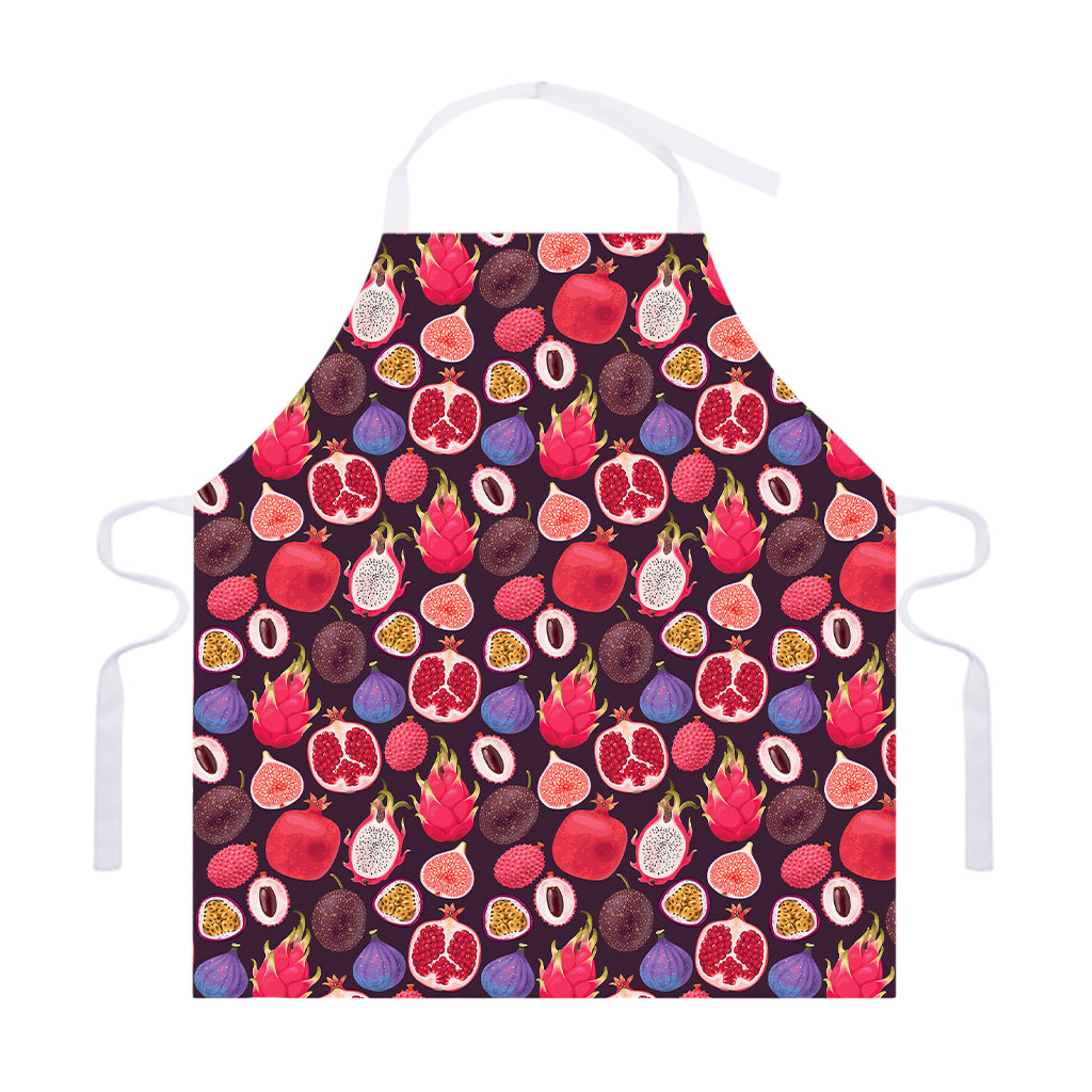 Tropical Summer Fruits Pattern Print Adjustable Apron