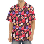 Tropical Summer Fruits Pattern Print Aloha Shirt