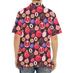 Tropical Summer Fruits Pattern Print Aloha Shirt