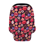 Tropical Summer Fruits Pattern Print Baby Seat Cover