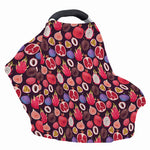 Tropical Summer Fruits Pattern Print Baby Seat Cover