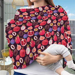 Tropical Summer Fruits Pattern Print Baby Seat Cover