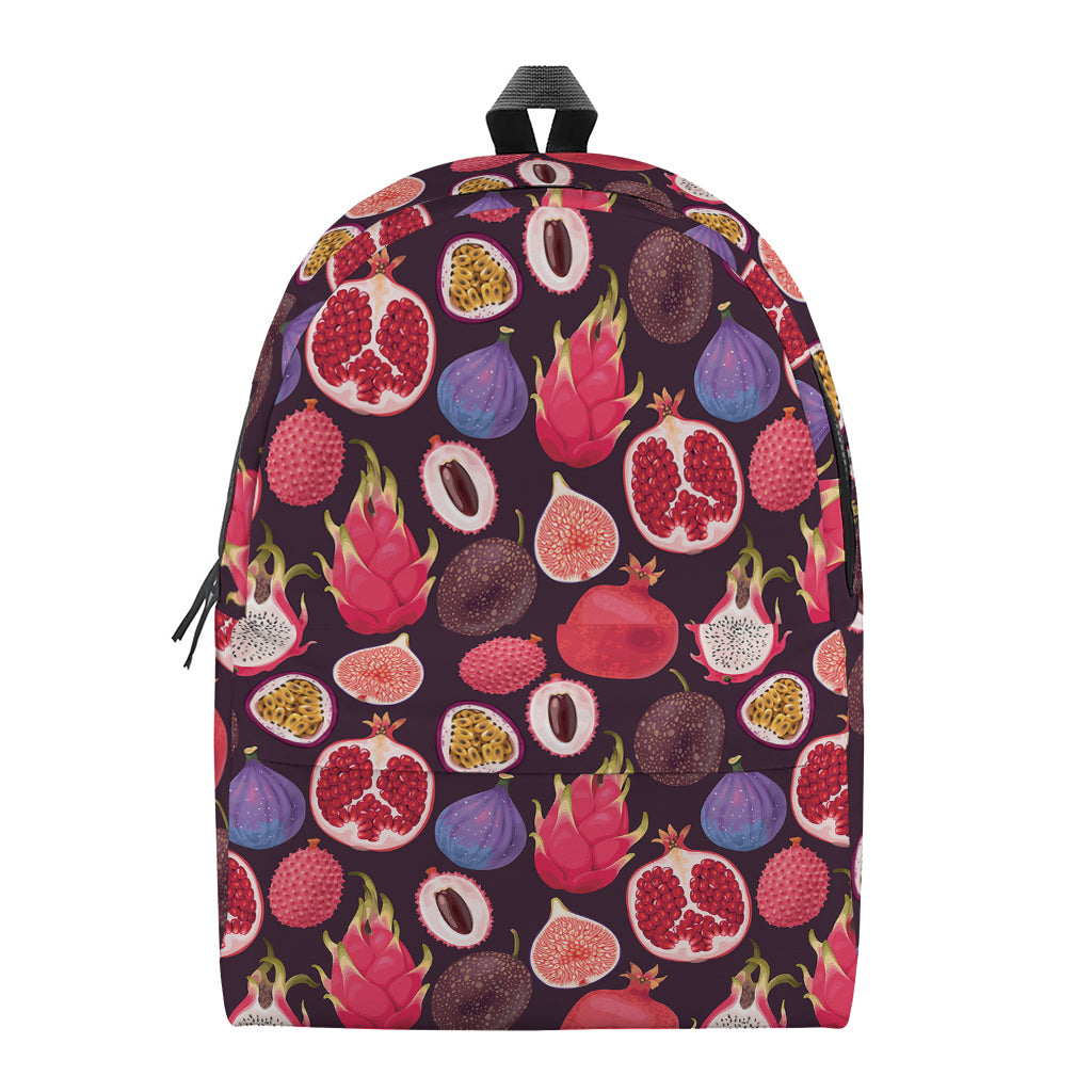 Tropical Summer Fruits Pattern Print Backpack