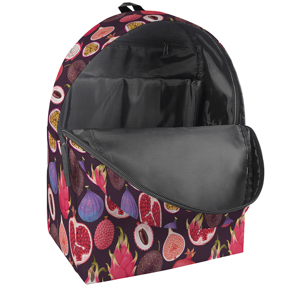 Tropical Summer Fruits Pattern Print Backpack