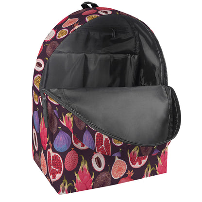 Tropical Summer Fruits Pattern Print Backpack