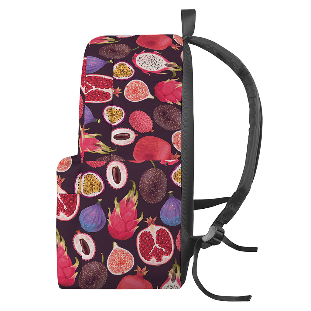 Tropical Summer Fruits Pattern Print Backpack