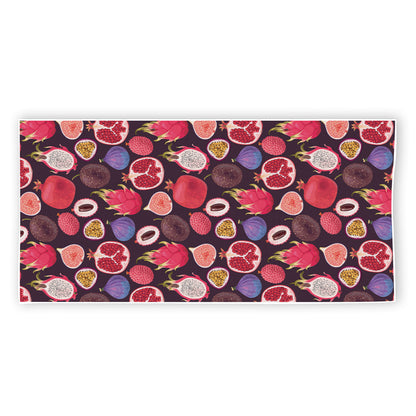 Tropical Summer Fruits Pattern Print Beach Towel