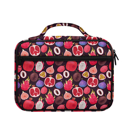 Tropical Summer Fruits Pattern Print Briefcase Bible Bag