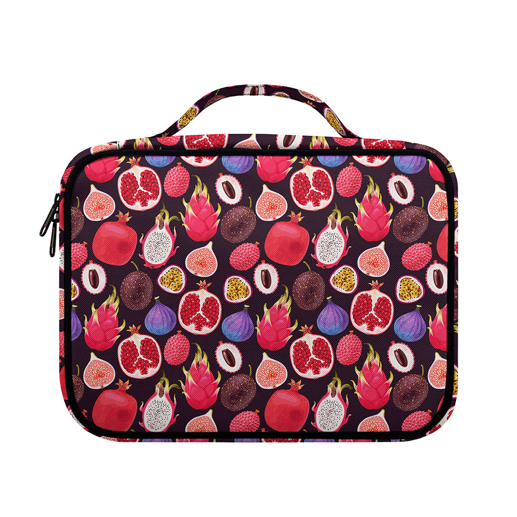 Tropical Summer Fruits Pattern Print Briefcase Bible Bag