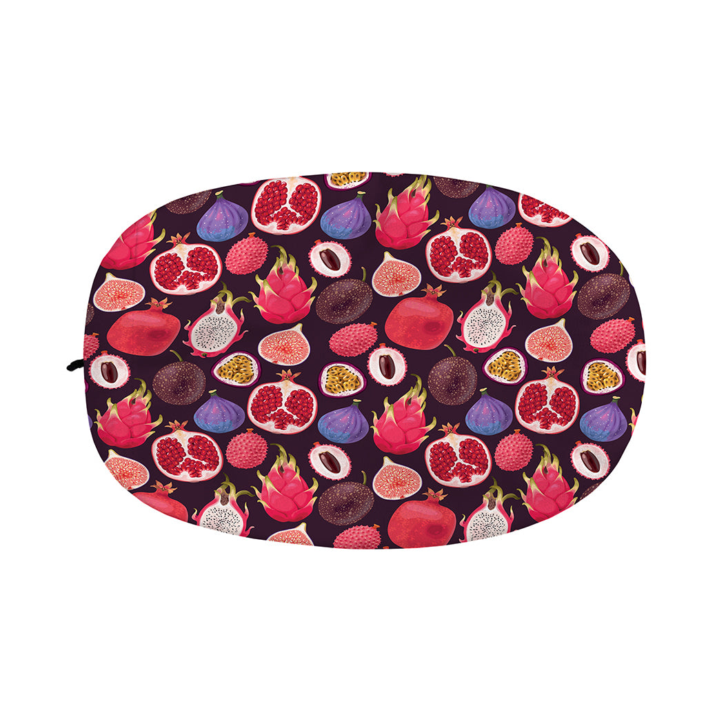 Tropical Summer Fruits Pattern Print Car Side Mirror Covers