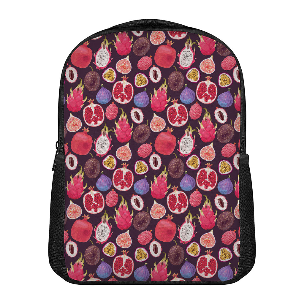 Tropical Summer Fruits Pattern Print Casual Backpack