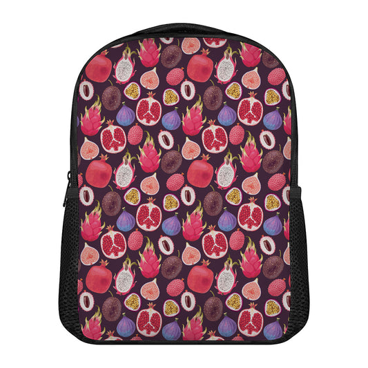 Tropical Summer Fruits Pattern Print Casual Backpack