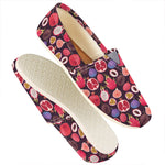 Tropical Summer Fruits Pattern Print Casual Shoes
