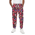 Tropical Summer Fruits Pattern Print Cotton Sweatpants