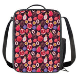 Tropical Summer Fruits Pattern Print Crossbody Lunch Bag