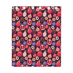 Tropical Summer Fruits Pattern Print Curtain