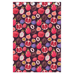 Tropical Summer Fruits Pattern Print Curtain