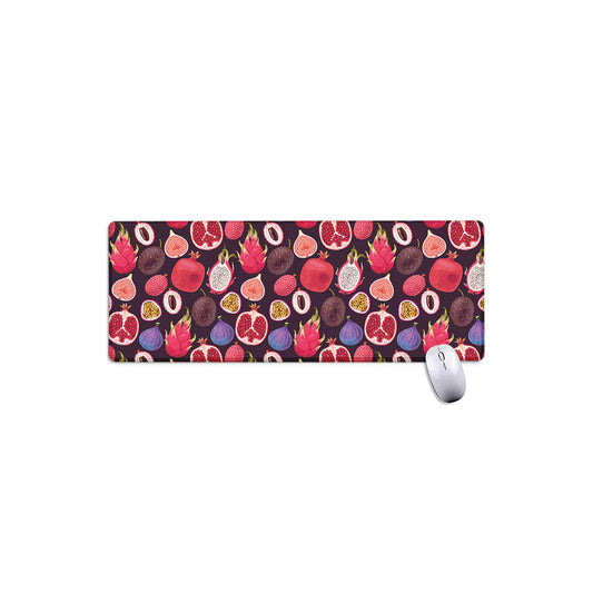 Tropical Summer Fruits Pattern Print Extended Mouse Pad