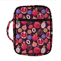 Tropical Summer Fruits Pattern Print Front Pocket Bible Bag