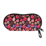 Tropical Summer Fruits Pattern Print Glasses Case