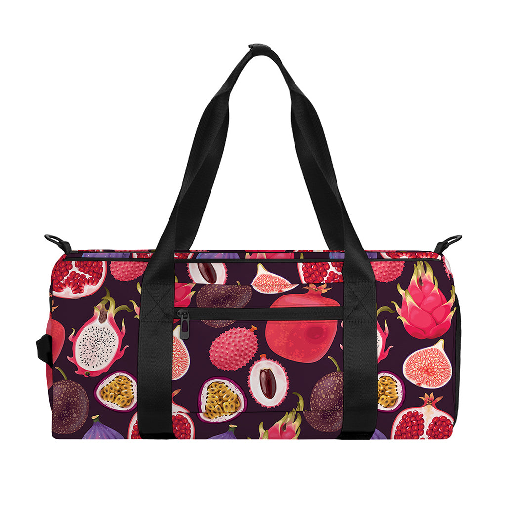 Tropical Summer Fruits Pattern Print Gym Bag