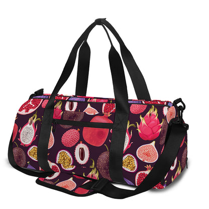 Tropical Summer Fruits Pattern Print Gym Bag