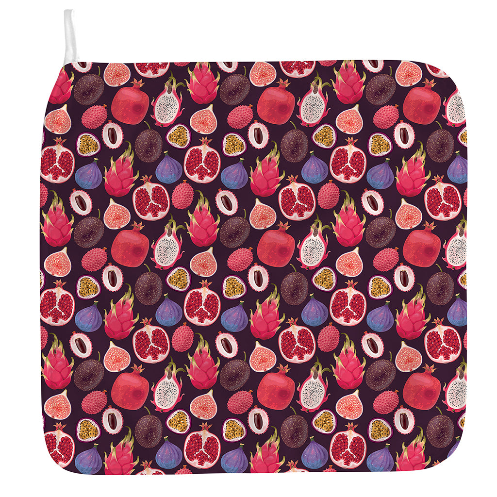 Tropical Summer Fruits Pattern Print Hand Towel