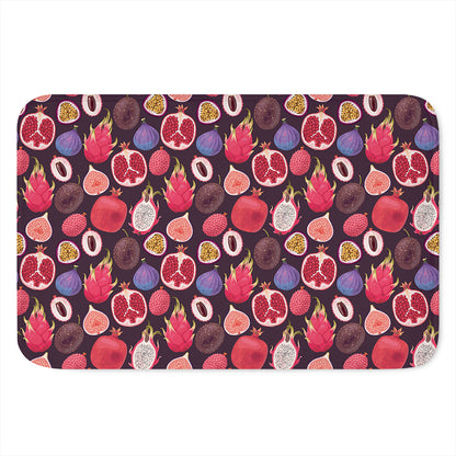 Tropical Summer Fruits Pattern Print Indoor Door Mat