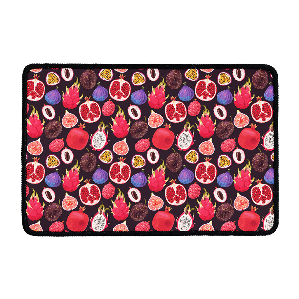 Tropical Summer Fruits Pattern Print Kitchen Mat