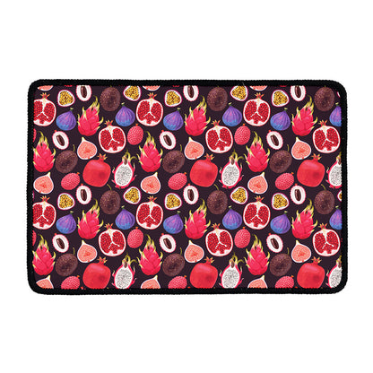 Tropical Summer Fruits Pattern Print Kitchen Mat