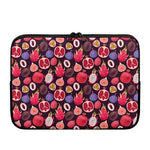 Tropical Summer Fruits Pattern Print Laptop Sleeve