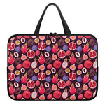 Tropical Summer Fruits Pattern Print Laptop Sleeve With Handle