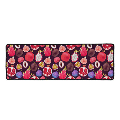 Tropical Summer Fruits Pattern Print Long Kitchen Mat