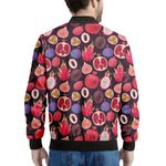 Tropical Summer Fruits Pattern Print Men's Bomber Jacket