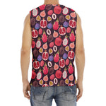 Tropical Summer Fruits Pattern Print Men's Fitness Tank Top