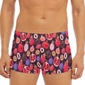 Tropical Summer Fruits Pattern Print Men's Short Boxer Briefs
