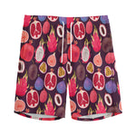 Tropical Summer Fruits Pattern Print Men's Sports Shorts