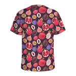 Tropical Summer Fruits Pattern Print Men's Sports T-Shirt