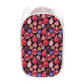 Tropical Summer Fruits Pattern Print Mesh Laundry Hamper
