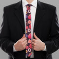 Tropical Summer Fruits Pattern Print Necktie