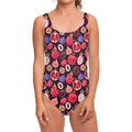 Tropical Summer Fruits Pattern Print One Piece Swimsuit