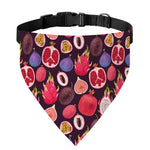 Tropical Summer Fruits Pattern Print Over The Collar Dog Bandana