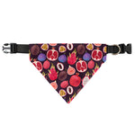 Tropical Summer Fruits Pattern Print Over The Collar Dog Bandana