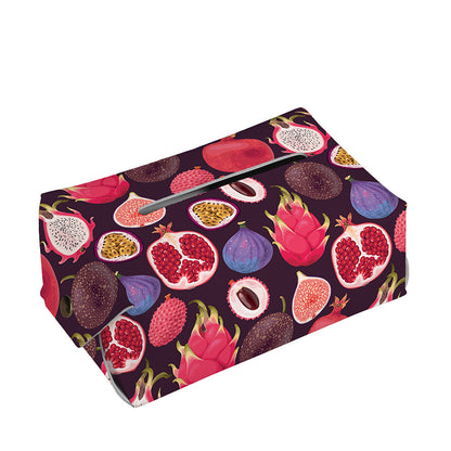 Tropical Summer Fruits Pattern Print Rectangle Tissue Box Cover